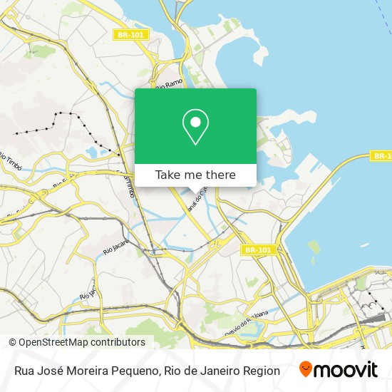 Rua José Moreira Pequeno map