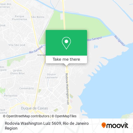 Mapa Rodovia Washington Luíz 5609