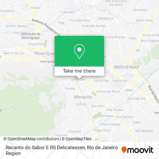 Recanto do Sabor E RS Delicatessen map