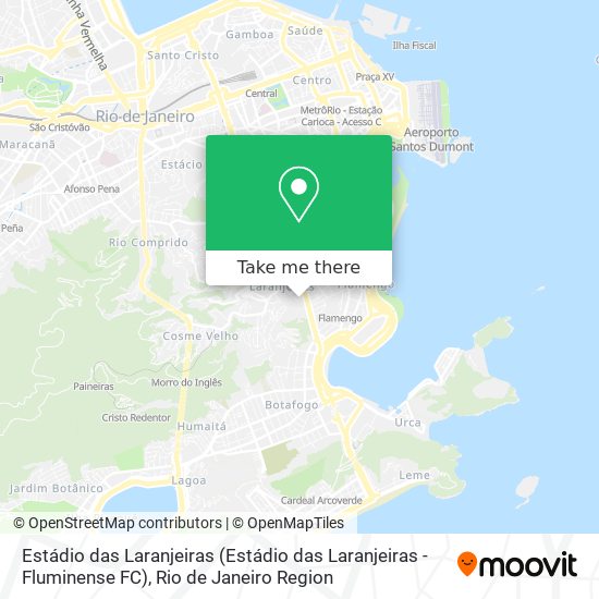 Estádio das Laranjeiras (Estádio das Laranjeiras - Fluminense FC) map