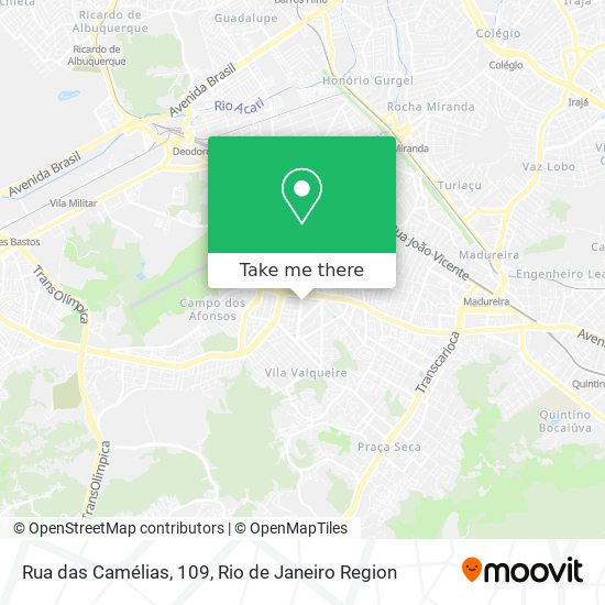 Rua das Camélias, 109 map