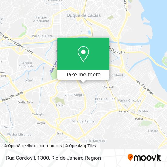 Rua Cordovil, 1300 map
