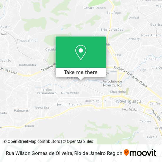 Rua Wilson Gomes de Oliveira map
