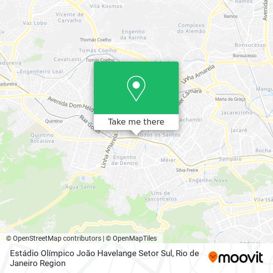 Estádio Olímpico João Havelange Setor Sul map