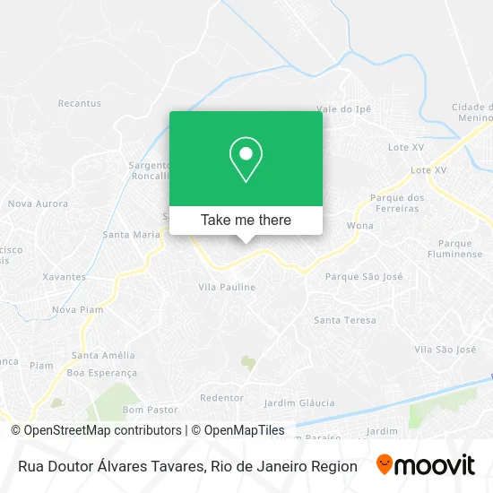 Rua Doutor Álvares Tavares map