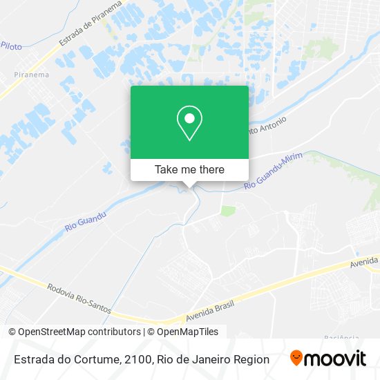 Estrada do Cortume, 2100 map