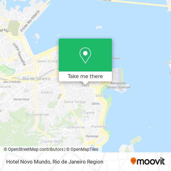 Hotel Novo Mundo map