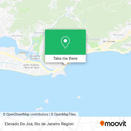 Elevado Do Joá map