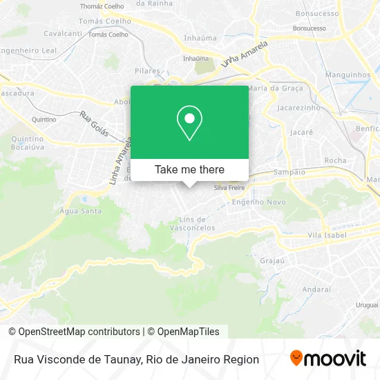Rua Visconde de Taunay map
