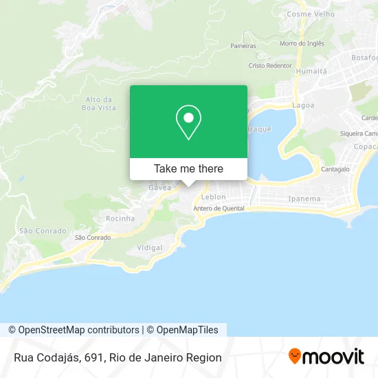 Rua Codajás, 691 map