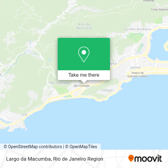 Largo da Macumba map