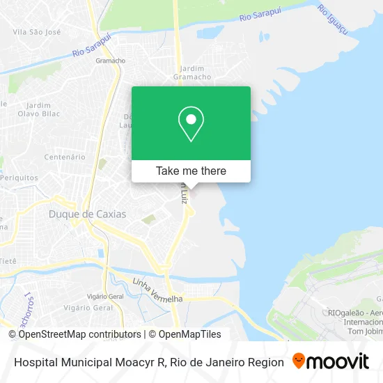 Hospital Municipal Moacyr R map