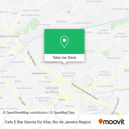 Cafe E Bar Garota Do Vilar map