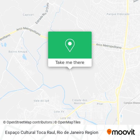 Espaço Cultural Toca Raul map