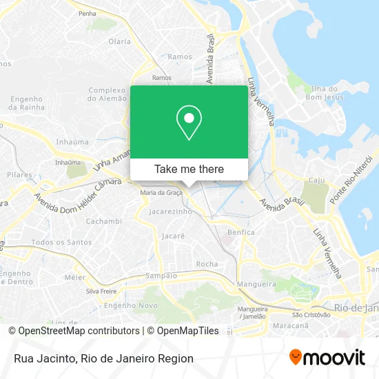 Rua Jacinto map