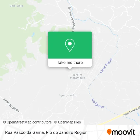 Rua Vasco da Gama map
