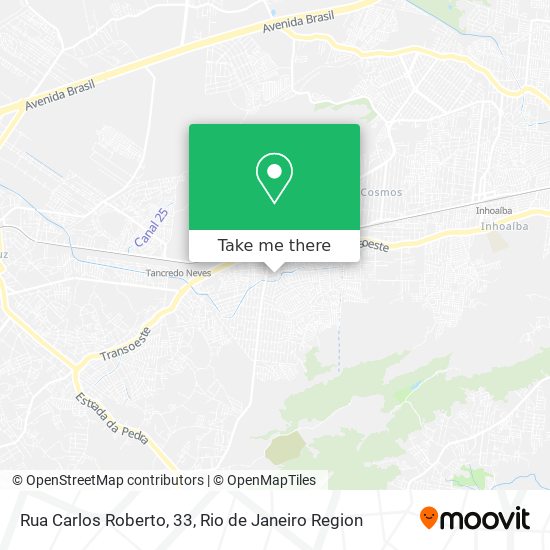 Mapa Rua Carlos Roberto, 33