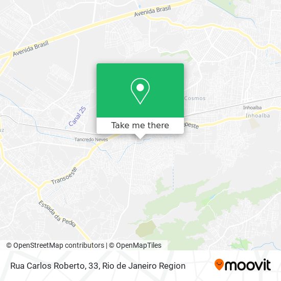 Rua Carlos Roberto, 33 map