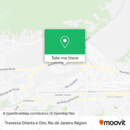 Travessa Oitenta e Oito map