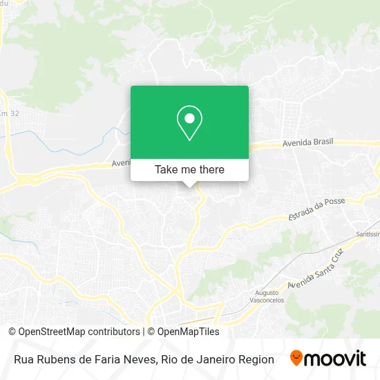 Rua Rubens de Faria Neves map