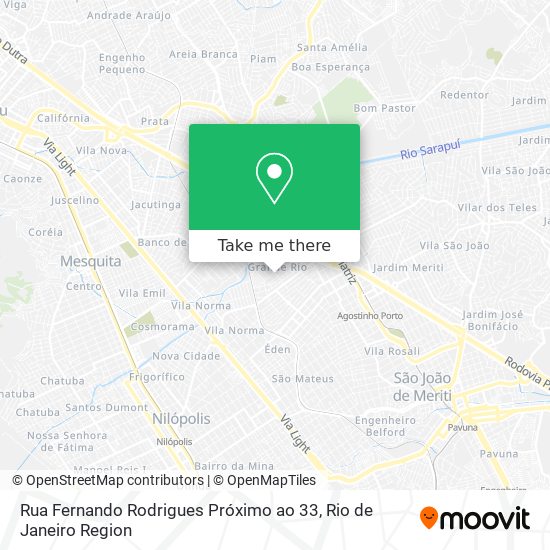 Rua Fernando Rodrigues Próximo ao 33 map