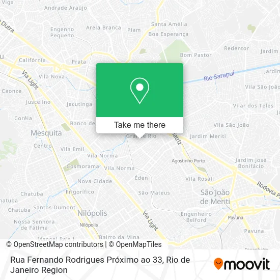 Rua Fernando Rodrigues Próximo ao 33 map