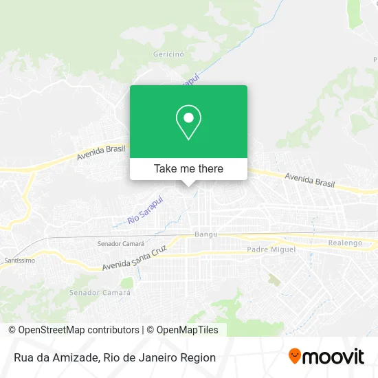 Rua da Amizade map