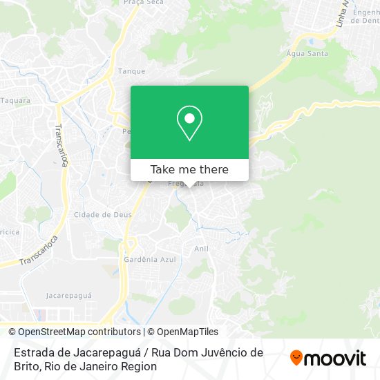 Estrada de Jacarepaguá / Rua Dom Juvêncio de Brito map