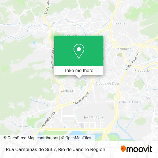 Rua Campinas do Sul 7 map