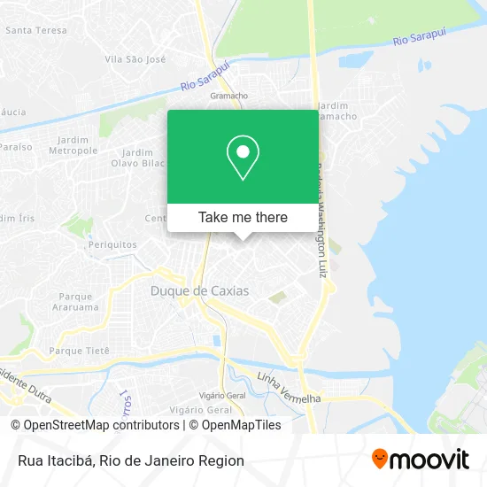 Rua Itacibá map