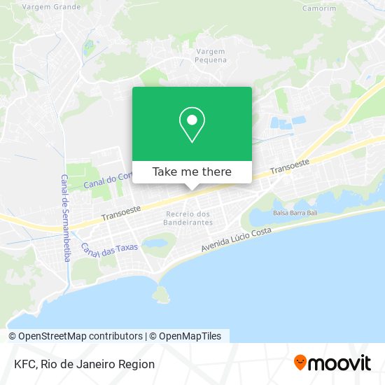 KFC map