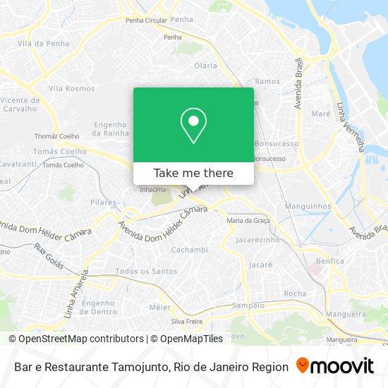 Mapa Bar e Restaurante Tamojunto
