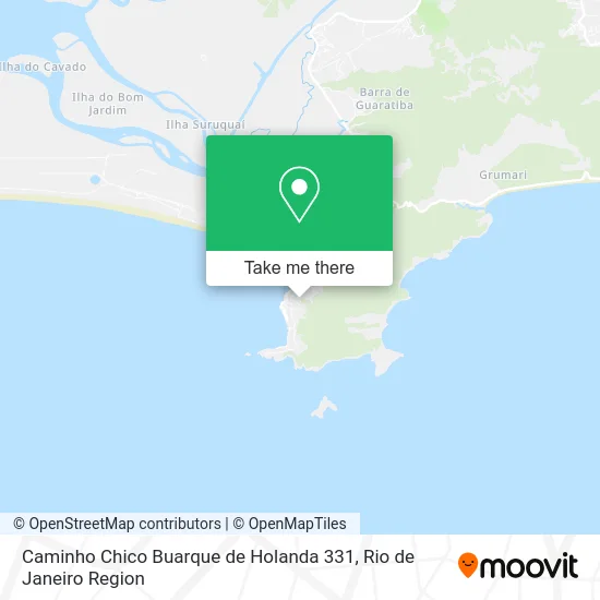 Caminho Chico Buarque de Holanda 331 map