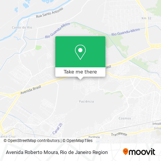 Avenida Roberto Moura map