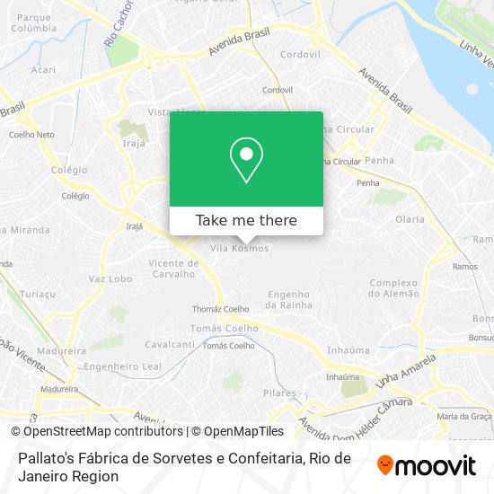 Pallato's Fábrica de Sorvetes e Confeitaria map