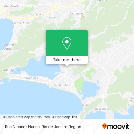 Rua Nicanor Nunes map