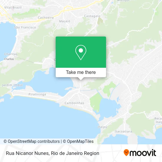 Rua Nicanor Nunes map
