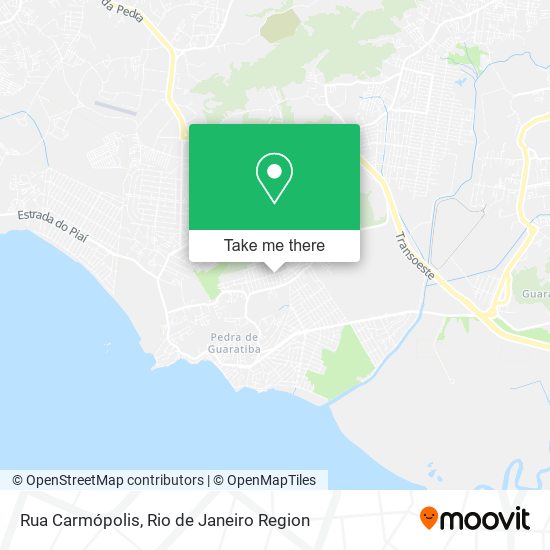 Rua Carmópolis map