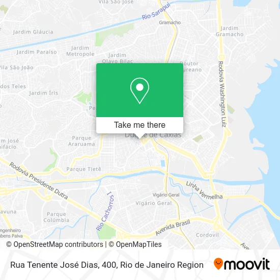 Rua Tenente José Dias, 400 map