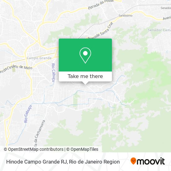 Mapa Hinode Campo Grande RJ