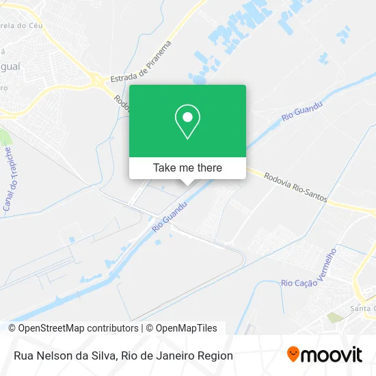 Rua Nelson da Silva map