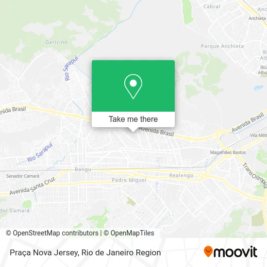 Praça Nova Jersey map