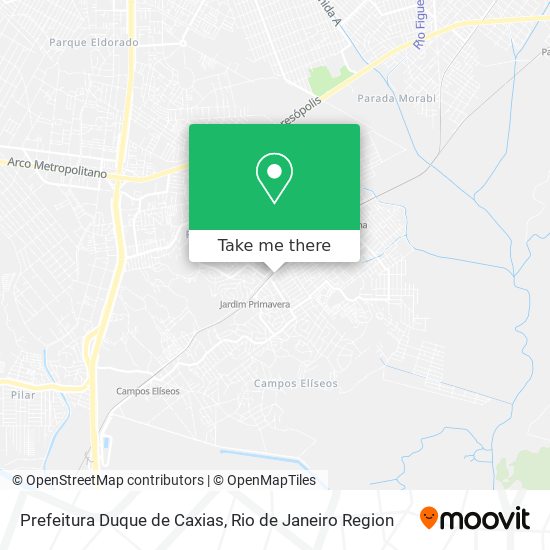 Prefeitura Duque de Caxias map