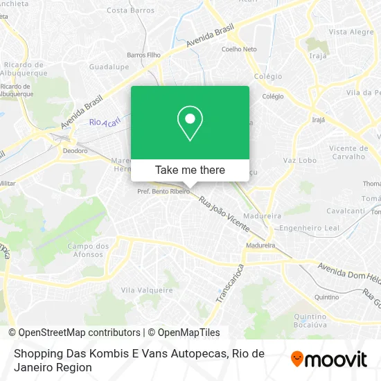 Shopping Das Kombis E Vans Autopecas map
