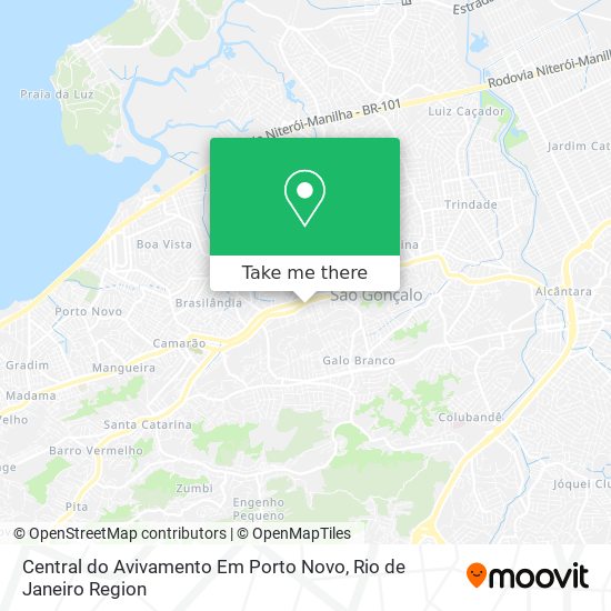 Central do Avivamento Em Porto Novo map