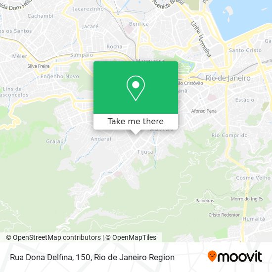 Mapa Rua Dona Delfina, 150
