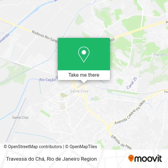 Travessa do Chá map