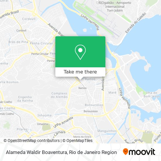 Alameda Waldir Boaventura map