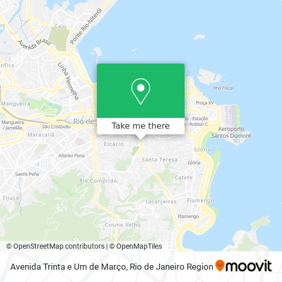 Mapa Avenida Trinta e Um de Março