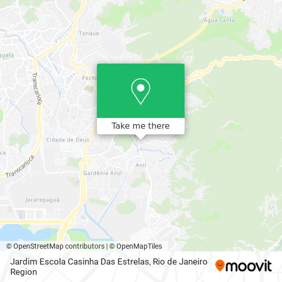 Mapa Jardim Escola Casinha Das Estrelas